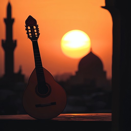 An instrumental piece that combines traditional middle eastern scales with modern arrangements, featuring the soulful sounds of the oud, painting a musical landscape that evokes memories of distant times and places, stirring deep emotions of longing and nostalgia.