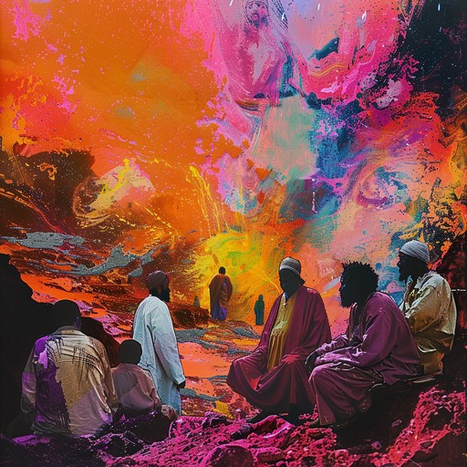 This track intertwines the ethereal beauty of gospel harmonies with psychedelic vibes, creating an otherworldly auditory experience that feels both spiritual and transcendental.