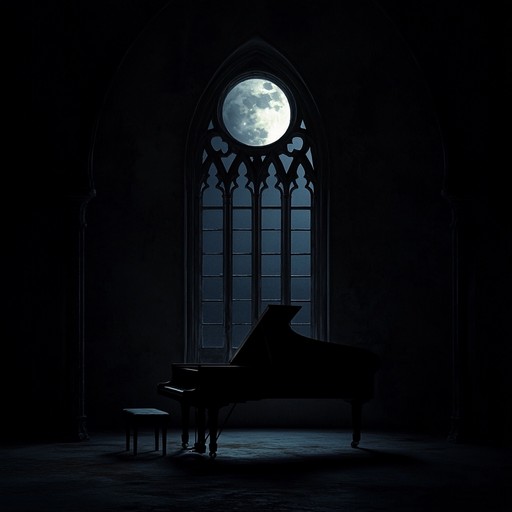 An instrumental piano piece that embodies the secret whispers of the night, this composition waltzes through shadowed, silent halls with a sophisticated blend of dark cabaret and gothic charm, evoking mystery and intrigue