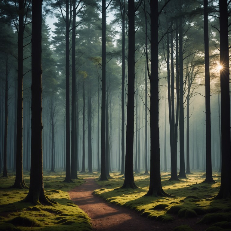 Deep in the heart of a mystical forest, the melodic strings of the harp intertwine with the age old tales whispered by the ancient trees, inducing a state of calmness and deep reflection.