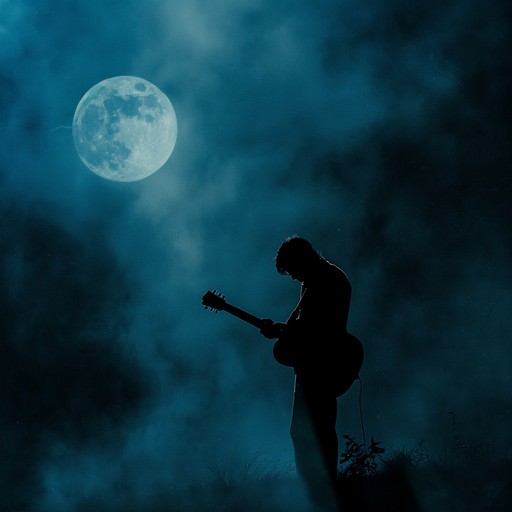 An eerie blues rock track featuring unnerving guitar shreds and creeping rhythms, evoking a sense of dread and suspense while maintaining a gritty blues foundation.