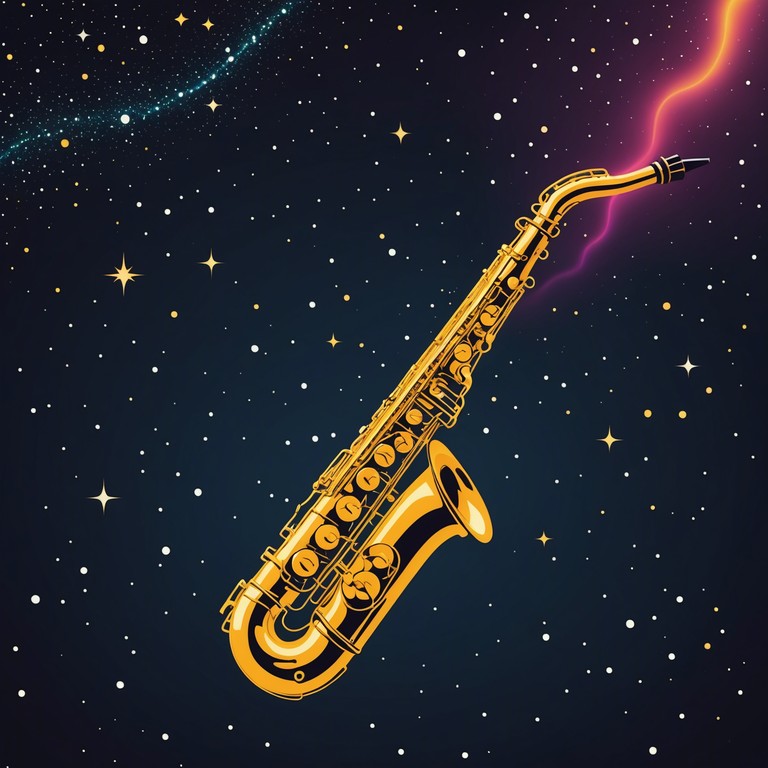 A sultry saxophone leads this psychedelic journey into a mix where old meets new, crafting an immersive experience in nostalgia wrapped with a trippy modern twist. The track floats through time, blending elements from the past with futuristic tones, aiming to invoke a dreamy, introspective atmosphere amidst the swirl of sounds.