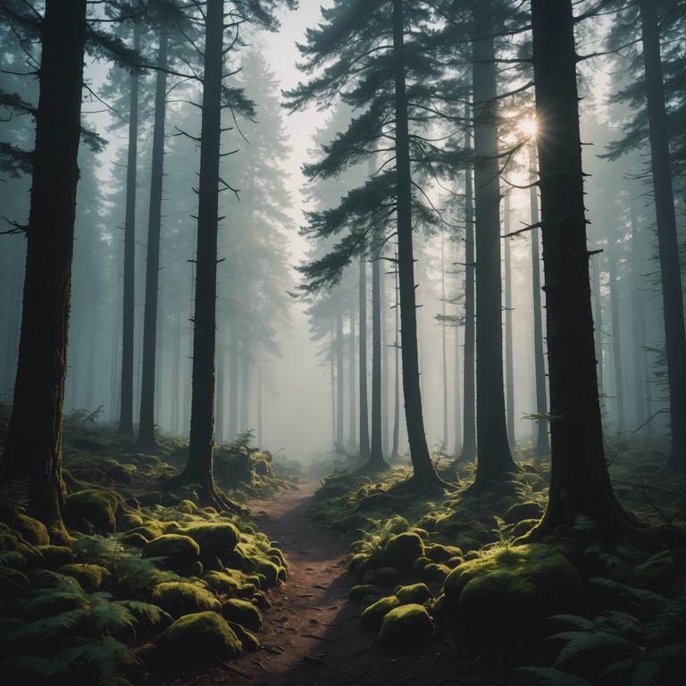 Imagine yourself surrounded by towering, ancient trees, their branches swaying as if to the rhythm of giant, invisible drums. Each note resonates through the air, filled with a deep, elemental power that connects the listener to the age old spirits of nature.