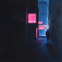 eerie instrumental reflecting solitude of 70s nocturnal cityscape