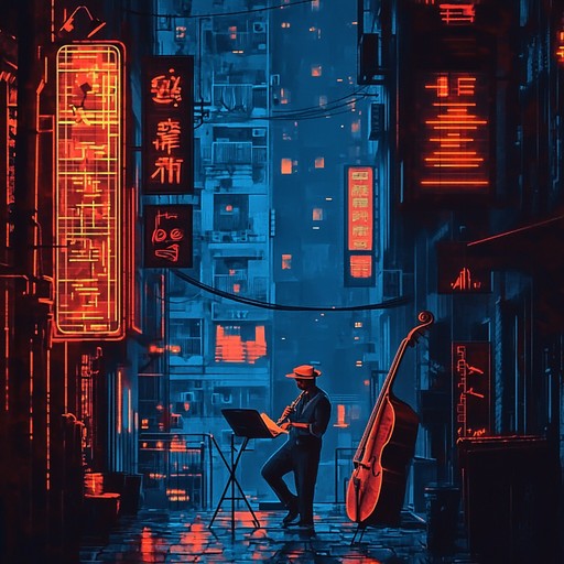 This track combines raw jazz saxophone sounds with pulsating house rhythms, creating a gritty soundscape reminiscent of city streets at night.