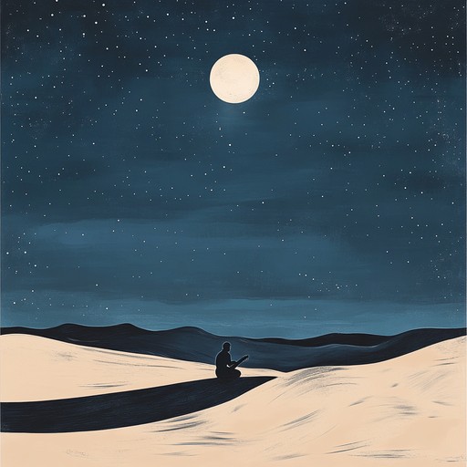 A soothing instrumental piece that captures the tranquility of a middle eastern desert at night, featuring the oud and flowing melodies that evoke images of starlit skies and gentle breezes across the sands.