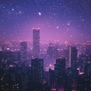 a hypnotic blend of synths echoing in urban night.