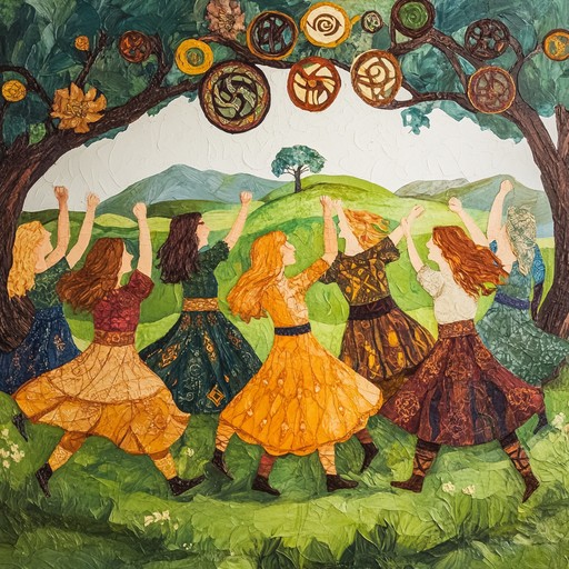 Immerse yourself in an energetic traditional celtic tune, brimming with lively rhythms and joyful melodies. This celebration track gradually intensifies, capturing the ecstatic essence of celtic dance gatherings.