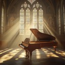 a peaceful baroque instrumental expressing spiritual tranquility and harmony