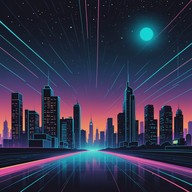 experience the futuristic beats of an urban roller coaster