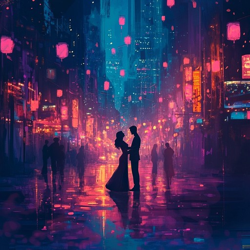 Experience an evocative blend of seductive beats and shimmering electronics, capturing the allure and vibrant energy of city nightlife. This track features lush synths, pulsating basslines, and rhythmic percussion, perfect for intimate moments on the dance floor.