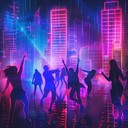 bright and energetic 80s synthwave instrumental with infectious groove