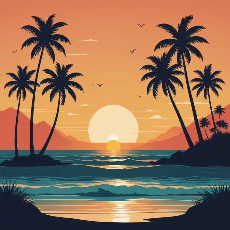 A serene instrumental capturing the calm of a tropical sunset, featuring gentle melodies that invite the listener to unwind in an imaginary hammock between palm trees.