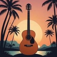 soft guitar strings by ocean side