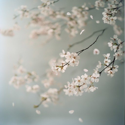 This instrumental j pop melody evokes the transient sorrow of cherry blossoms fading, with delicate shamisen and gentle harmonies creating a melancholic yet reflective atmosphere that stirs the soul