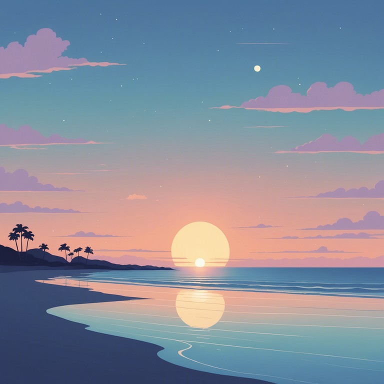 As the sun sets, this bossa nova track with tranquil samba influences invites listeners into a world of peaceful reflection. The soft strumming of the acoustic guitar perfectly complements moments of solitude or meditative relaxation.