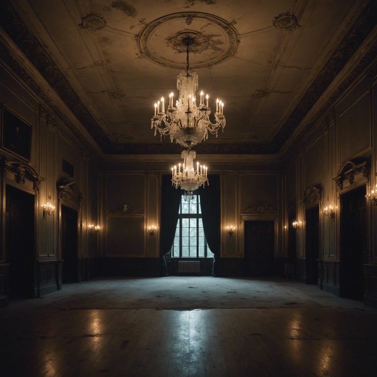 A composition featuring an unsettling yet captivating arrangement that intertwines traditional tango rhythms with sinister melodic twists, creating an atmosphere of mystery and anticipation. The piece evolves with a narrative feel, invoking images of a deserted ballroom where echoes of past dances linger in the air.