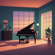 haunting solo piano fills quiet rooms