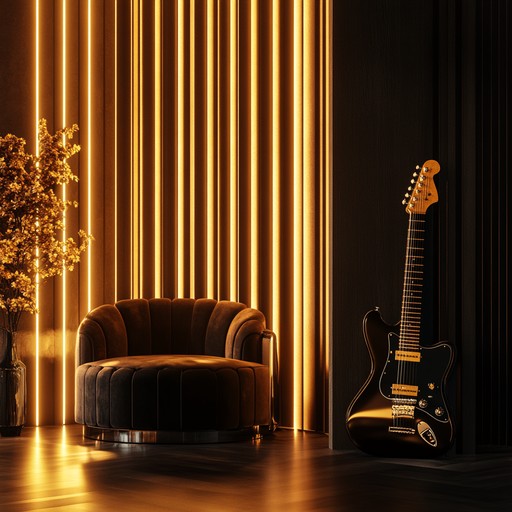 Immerse in a velvety soundscape where sultry r&b grooves meet elegant melodies, transporting you to a sophisticated night setting. The smooth guitar lines gently interplay with subtle orchestral elements, creating an ambiance that feels both intimate and grand. Perfect for unwinding in style or setting a romantic mood.