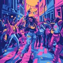 upbeat funky rhythms with soulful nostalgic sounds