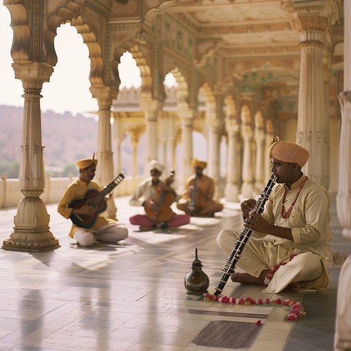 Experience the jubilation of a grand victory through a composition blending traditional indian scales, vibrant rhythms, and intricate tabla beats, evoking the rich cultural tapestry of hindustani classical music.