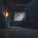 spectral presence fills an abandoned theatre's empty hallways