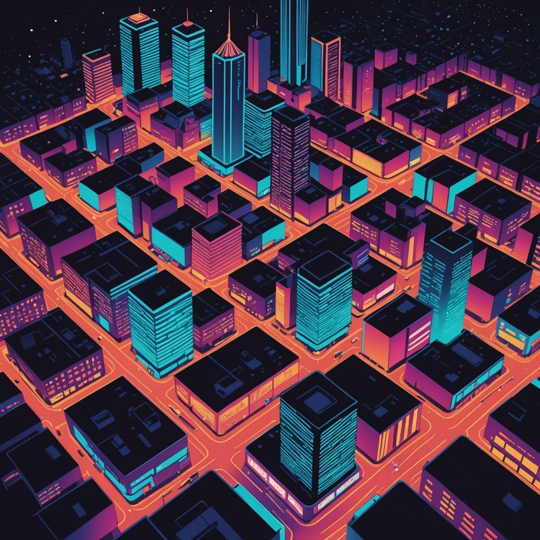 Transport listeners into a neon lit urban landscape where each beat of the synthesizer mirrors the pulse of the city's vibrant life. A perfect blend of nostalgic synth sounds with contemporary dance rhythms.