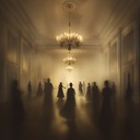 a haunting waltz echoing through an abandoned, eerie ballroom.