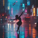 dramatic disco track with energetic synths capturing nighttime excitement.