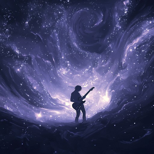 A mesmerizing instrumental piece with echoing guitar and ambient noises, creating a vast, introspective atmosphere. It feels like a journey through inner space, filled with a deep, yearning quest for meaning