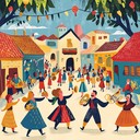 lively balkan brass melodies inspiring joyful dance and celebration