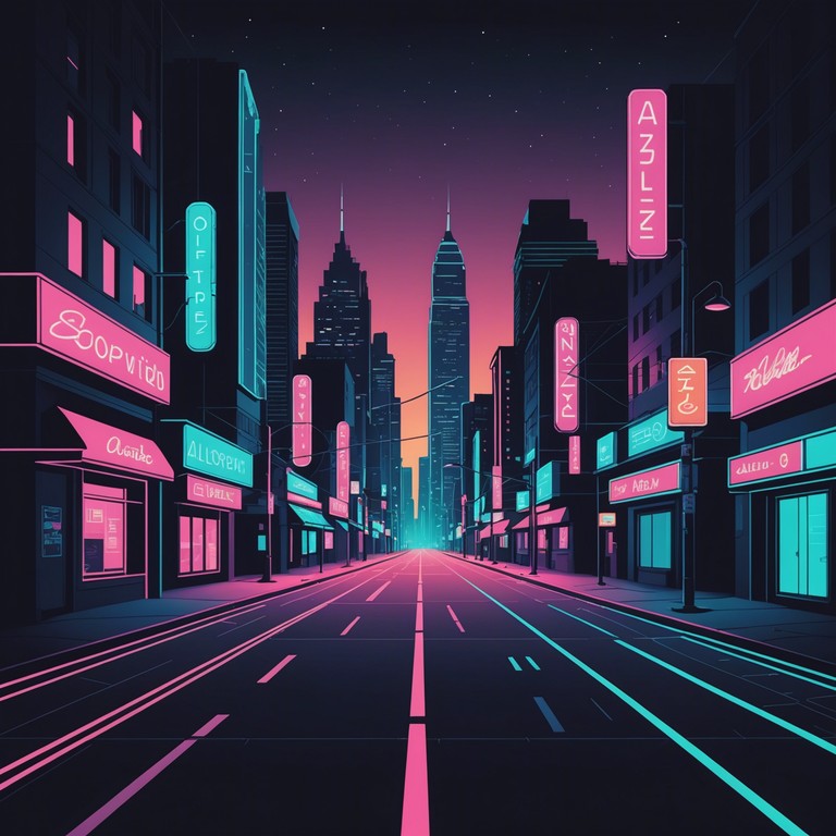 This track combines the ethereal echo of the saxophone with ambient synths to create a soundscape that captures the solitude and mysterious allure of walking through a neon lit city at night. The melancholic tone of the saxophone intertwines with a deep, reverberating bassline, crafting an auditory experience that is both introspective and slightly ominous, perfect for late night drives or pensive moments.