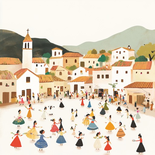 Capturing the essence of a vibrant village festival, this tune features lively rhythms and infectious folk dance melodies that inspire joy and movement. Ideal for festivities and communal dances.