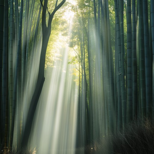 A tranquil journey through a bamboo forest, guided by the ethereal sound of the shakuhachi, immersing the listener in the gentle whispers of nature. Perfect for meditation and relaxation