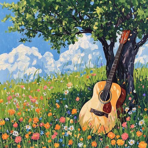 An infectiously happy instrumental piece featuring rhythmic acoustic guitar riffs that evoke the warmth of a sunny day. The composition captures the essence of joyful folk rock, making it perfect for celebrating the simple pleasures of life and the beauty of nature.