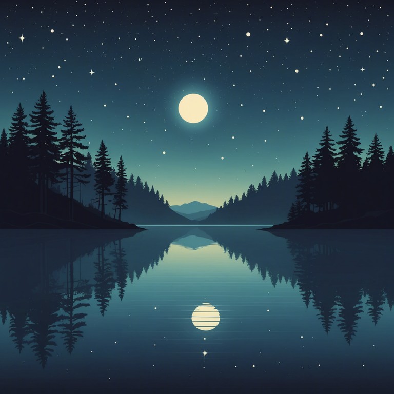 A tranquil piece that encapsulates the essence of a serene, romantic evening under a starry sky. Soft synthesizer tones blend with gentle, repetitive beats to create a soothing soundscape ideal for evening relaxation or intimate moments.