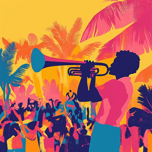 Featuring upbeat latin rhythms and exhilarating melodies, this instrumental piece captures the exhilaration of victory and the spirit of celebration. The vibrant sounds of the trumpet lead the charge, inviting listeners to dance and rejoice in triumphant joy.