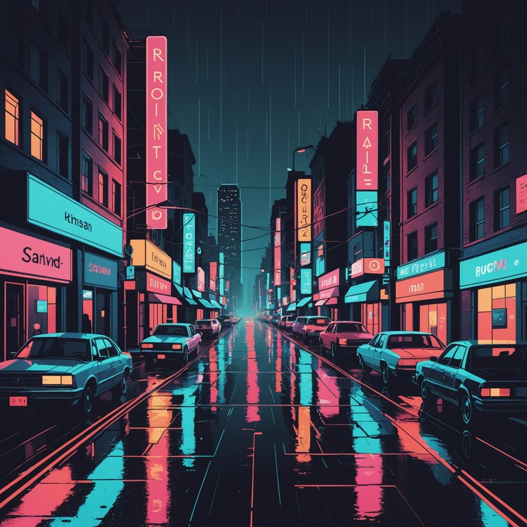 This track captures the essence of an urban environment as the day transitions to night, blending old school soul with subtle modern twists to evoke a sense of nostalgia and urban solitude. The music is rich with emotive synth melodies, underlying beats that resemble the heartbeat of the city, and a touch of reverb to fill the soundscape with a dreamy layer, reminiscent of city lights reflecting off rain soaked streets.