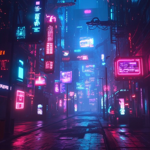 An instrumental piece combining urban beats with emotive anime style tunes, evoking neon lit cityscapes and dynamic night life.