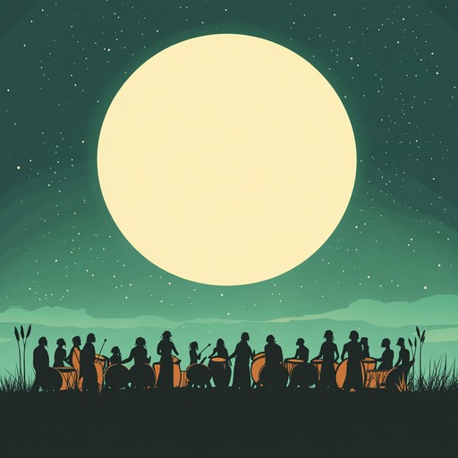 This track harnesses the deep, resonating beats of tribal drums to transport listeners back to ancient ceremonies and rituals, emphasizing a connection with nature and ancestry. The music aims to evoke the primal energy and spirit of communal gatherings and traditional tribal celebrations, creating a powerful and grounding auditory experience.