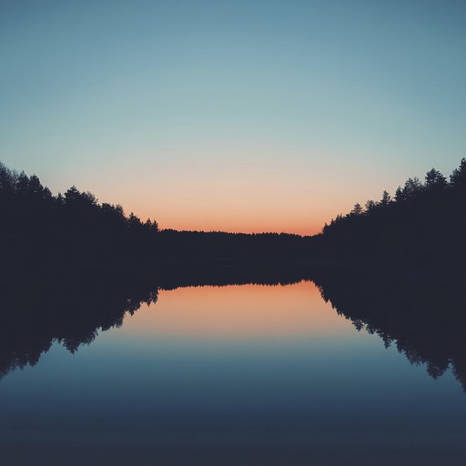 Orchestral work using subtle strings and woodwinds to create a serene natural atmosphere, ideal for calm moments and reflective states