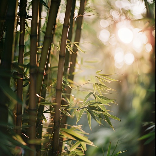This composition features soothing bamboo flute tones intertwined with soft sounds of nature, evoking a peaceful walk through a tranquil bamboo forest on a serene summer day, aiming to relax and calm the listener’s soul. This composition features soothing bamboo flute tones intertwined with soft sounds of nature, evoking a peaceful walk through a tranquil bamboo forest on a serene summer day, aiming to relax and calm the listener’s soul.