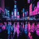 pulsating beats, vibrant melodies, unrelenting rhythm, high energy