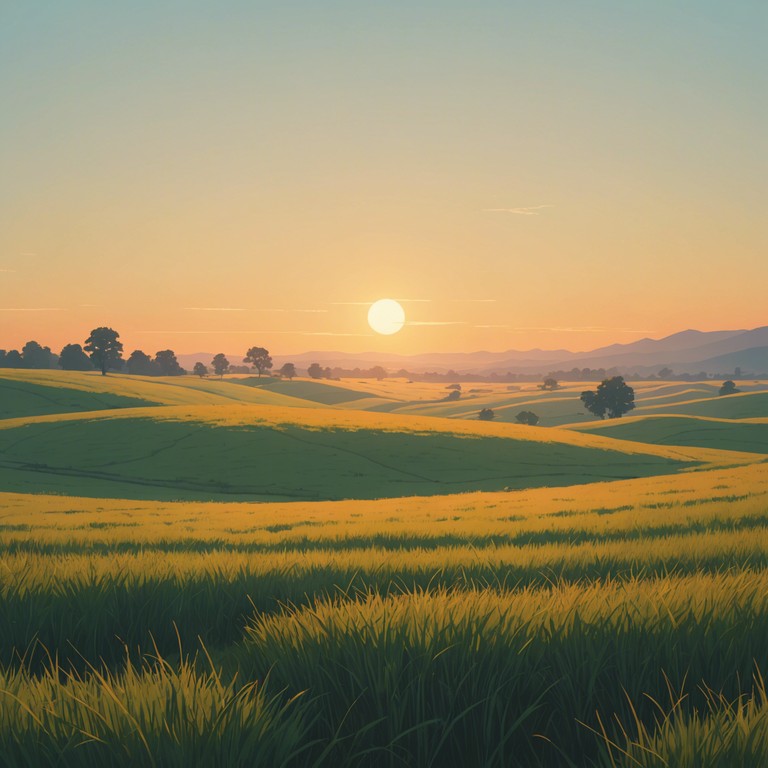 Exploring the peacefulness of a grassland at dawn, this alternative track uses a violin to paint a sound picture of nature, drawing in the listener to feel the cool morning breeze and hear the distant bird calls.