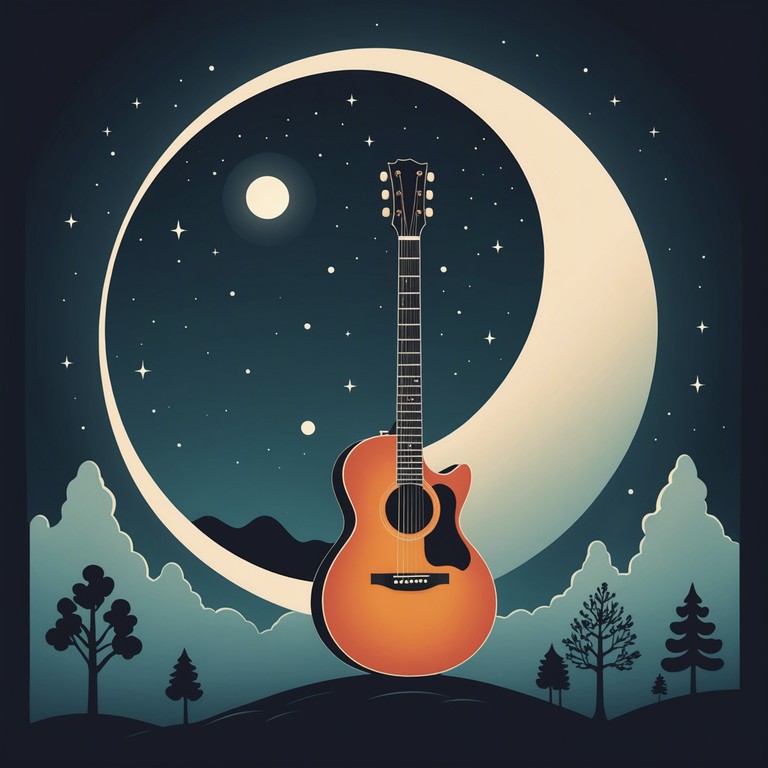 A peaceful merging of symphonic elements with classic rock, designed to convey a feeling of tranquility and upliftment. The electric guitar's gentle riffs are enriched by a full orchestra, crafting a soundscape ideal for contemplation or inspiring creativity, evoking the serene beauty of a calm sea at night.