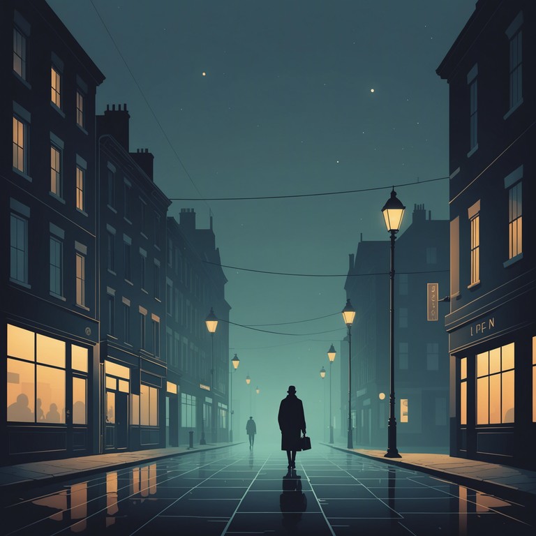 This track revolves around a deep, introspective melody that captures the essence of solitude and urban melancholy. The composition uses sparse instrumentation to create an atmosphere of introspective silence, echoing the solitude one might feel while walking alone through empty city streets at dusk. The song builds slowly, layering melancholic sounds that resonate with a sense of longing and introspection.