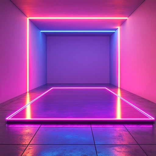 A lively mix of shimmering synths and dynamic electronic beats, creating a vibrant futuristic glam sound. Ideal for neon lit dance floors