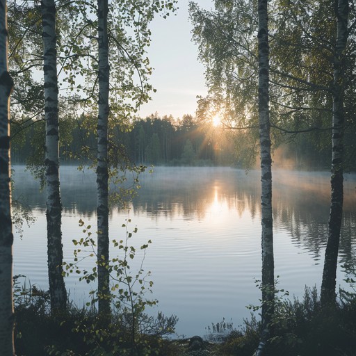 This instrumental piece embraces the tranquility of finnish summer nights, using serene melodies and lush harmonies to evoke images of calm lakesides and meadows. The gentle ebb and flow of the music captures the heart and soul of suomipop, offering a journey through nature's beauty.