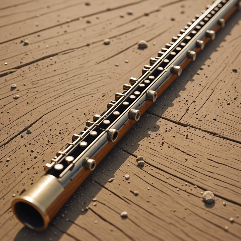 Imagine the sonic background for tales of old, where each note from the flute represents footsteps in soft desert sands, guided by the rhythm of history's heartbeats. Ethereal and haunting, this piece bridges the gap between the ancient and the ethereal, crafting a musical narrative that is as timeless as the lands it represents.