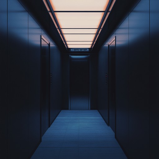 Imagine floating gently between floors accompanied by subtle, pleasing soundscapes that color your elevator journey with a serene touch. The music provides an ambient backing, perfect for filler background sound in a corporate environment, easing the transition between the bustling city life outside and the focused, quiet atmosphere of the office spaces above.